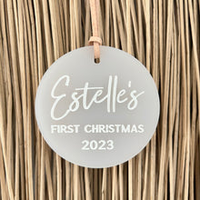 Load image into Gallery viewer, Baby's First Christmas - Personalised Ornament