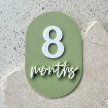 Load image into Gallery viewer, Unique bump & baby multi-use & interchangeable milestone plaque