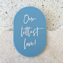 Load image into Gallery viewer, Our littlest love plaque