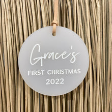 Load image into Gallery viewer, Baby's First Christmas - Personalised Ornament