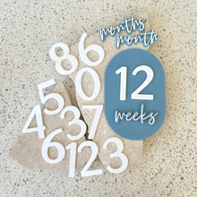 Load image into Gallery viewer, Unique bump & baby multi-use & interchangeable milestone plaque