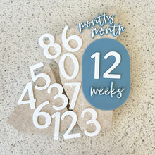 Load image into Gallery viewer, Unique bump & baby multi-use & interchangeable milestone plaque