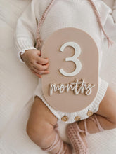 Load image into Gallery viewer, Unique bump & baby multi-use & interchangeable milestone plaque