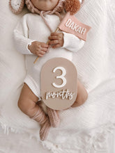 Load image into Gallery viewer, Unique bump & baby multi-use & interchangeable milestone plaque