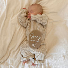 Load image into Gallery viewer, Personalised announcement plaque