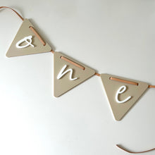 Load image into Gallery viewer, 'ONE' large Birthday Bunting