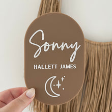 Load image into Gallery viewer, Personalised announcement plaque