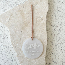 Load image into Gallery viewer, Baby's First Christmas - Personalised Ornament