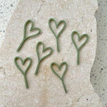 Load image into Gallery viewer, Heart - Cupcake/Food Event Toppers 6pk