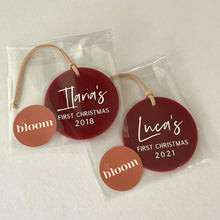 Load image into Gallery viewer, Baby's First Christmas - Personalised Ornament