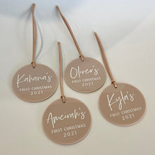 Load image into Gallery viewer, Baby's First Christmas - Personalised Ornament