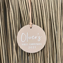 Load image into Gallery viewer, Baby's First Christmas - Personalised Ornament