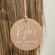 Load image into Gallery viewer, Baby's First Christmas - Personalised Ornament