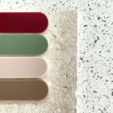 Load image into Gallery viewer, Christmas trees countdown on clear stand - includes white liquid chalk marker 2024