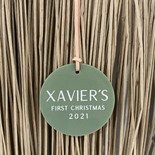 Load image into Gallery viewer, Baby's First Christmas - Personalised Ornament