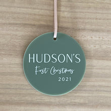 Load image into Gallery viewer, Baby's First Christmas - Personalised Ornament