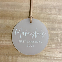 Load image into Gallery viewer, Baby's First Christmas - Personalised Ornament
