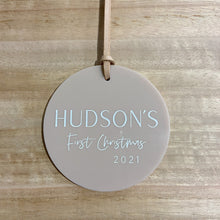 Load image into Gallery viewer, Baby's First Christmas - Personalised Ornament