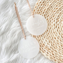 Load image into Gallery viewer, Baby's First Christmas - Personalised Ornament