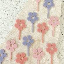 Load image into Gallery viewer, Flower - Cupcake/Food Event Toppers 4pk