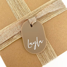 Load image into Gallery viewer, Personalised Oval Gift Tags x 4 2024