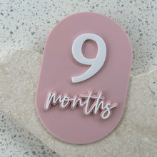 Load image into Gallery viewer, Unique bump & baby multi-use & interchangeable milestone plaque