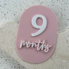 Load image into Gallery viewer, Unique bump & baby multi-use & interchangeable milestone plaque