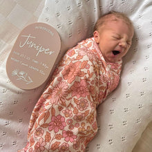 Load image into Gallery viewer, Personalised announcement plaque - includes white liquid chalk marker