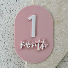 Load image into Gallery viewer, Unique bump & baby multi-use & interchangeable milestone plaque
