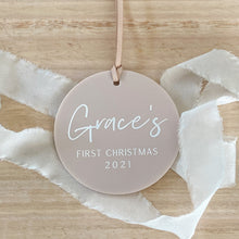Load image into Gallery viewer, Baby's First Christmas - Personalised Ornament