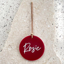 Load image into Gallery viewer, Personalised ornament 2024