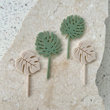 Load image into Gallery viewer, Tropical Leaves - Cupcake/Food Toppers