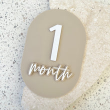 Load image into Gallery viewer, Unique bump & baby multi-use & interchangeable milestone plaque