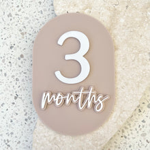 Load image into Gallery viewer, Unique bump & baby multi-use & interchangeable milestone plaque