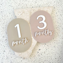Load image into Gallery viewer, Unique bump & baby multi-use & interchangeable milestone plaque