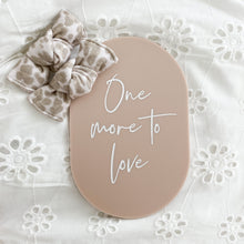 Load image into Gallery viewer, One more to love plaque