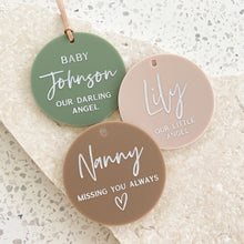 Load image into Gallery viewer, In Memory Of - Personalised Ornament