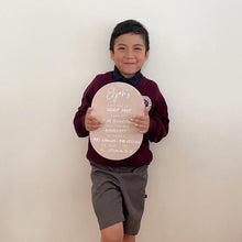 Load image into Gallery viewer, Back to School/Preschool/Sport - Milestone Board - Includes white liquid chalk marker