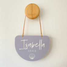 Load image into Gallery viewer, Personalised Bedroom Hanging Plaque