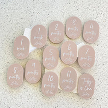 Load image into Gallery viewer, Milestone Oval Set - 4 designs to choose from