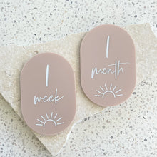 Load image into Gallery viewer, Milestone Oval Set - 4 designs to choose from