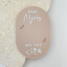 Load image into Gallery viewer, Ultrasound pregnancy announcement plaque