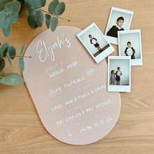 Load image into Gallery viewer, Back to School/Preschool/Sport - Milestone Board - Includes white liquid chalk marker