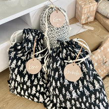 Load image into Gallery viewer, Santa Sack Large Round Tag - Personalised 2024