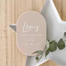 Load image into Gallery viewer, Baby's First Christmas Plaque