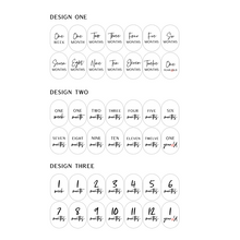 Load image into Gallery viewer, Milestone Oval Set - 4 designs to choose from