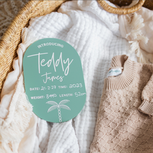 Load image into Gallery viewer, Personalised announcement plaque - includes white liquid chalk marker