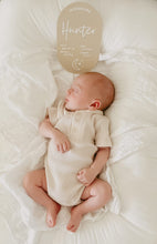 Load image into Gallery viewer, Personalised announcement plaque - includes white liquid chalk marker
