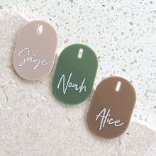 Load image into Gallery viewer, Personalised Oval Gift Tags x 4 2024
