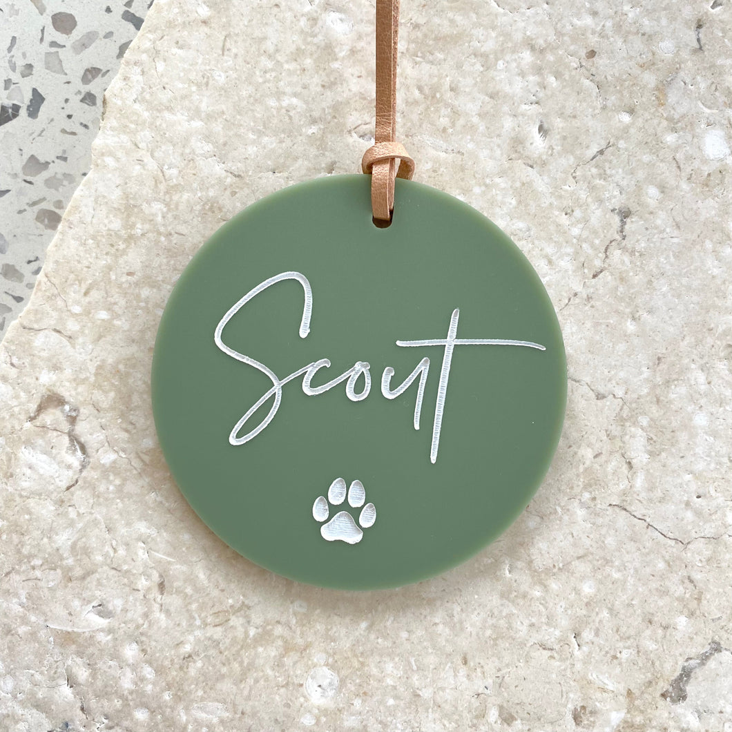 Paw - Personalised Ornament 2024